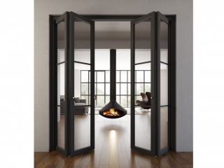 Total Black Folding Door