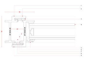 technical drawing bronzofinestra